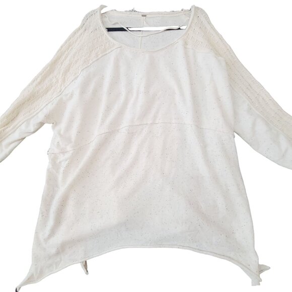 Free People My Girl Tunic Long Sleeve Pullover Tunic Cream Size M - Picture 3 of 12